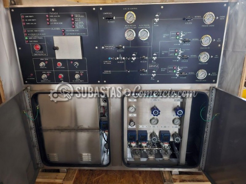 Panel de control para cabezal de pozo en acero inoxidable 316 aprox.: 